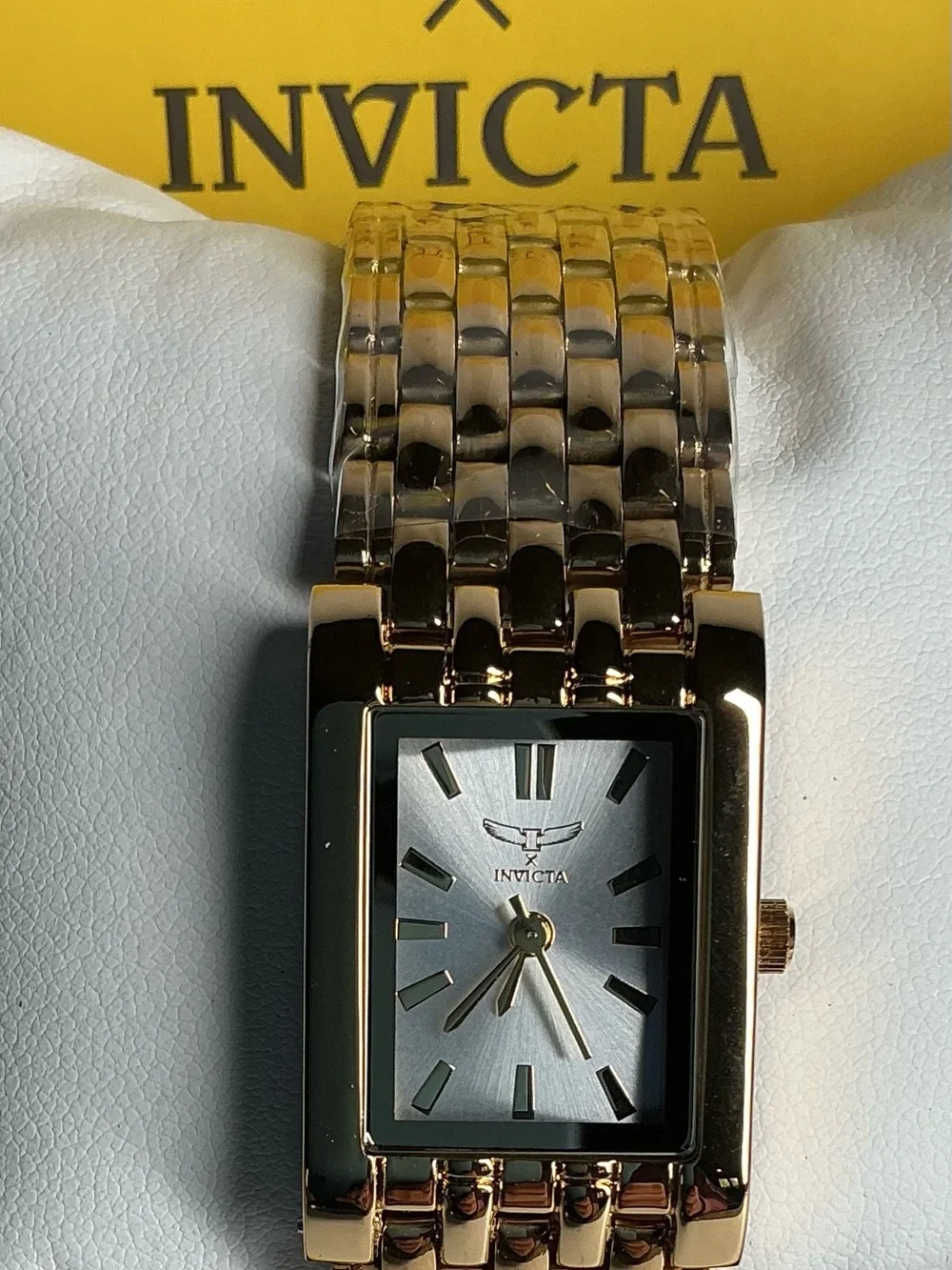 Invicta Rose Gold Tone Bracelet Watch with silver Dial(69891)
